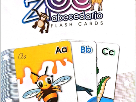 Zoo Abecedario Flash Card